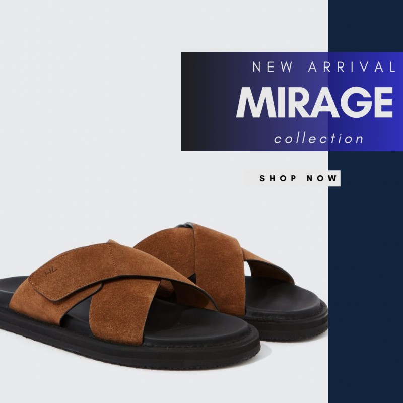 Mirage suede slides