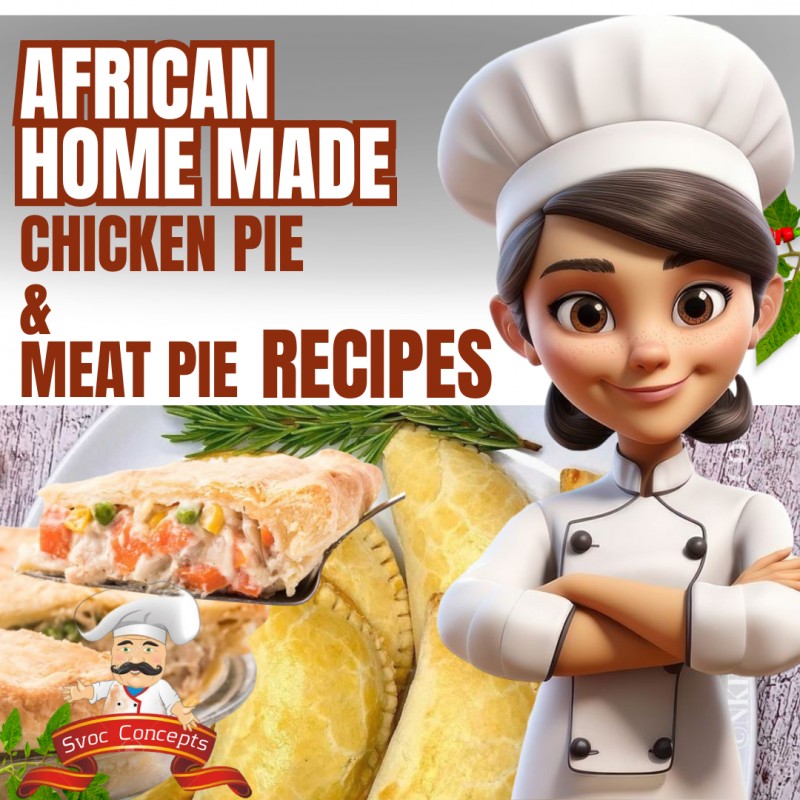 AFRICAN HOME MADE CHICKEN PIE AND MEAT PIE RECIPES