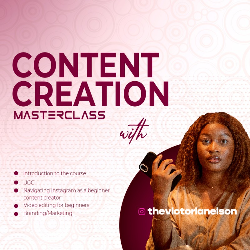 CONTENT CREATION MASTERCLASS
