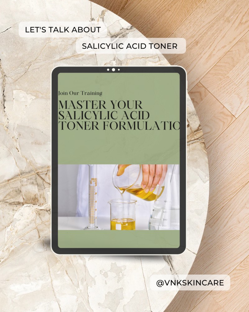 How To Make Salicylic Acid Toner Class