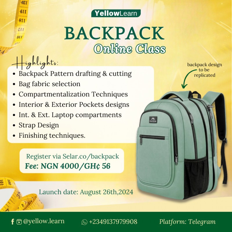 Backpack & lunch bag