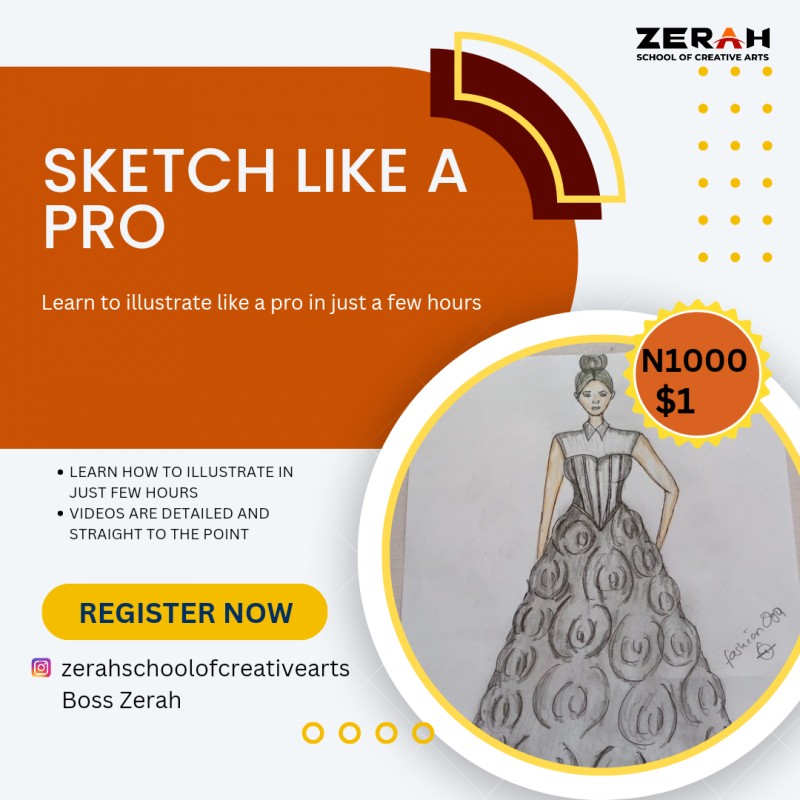 Buy Sketch Like A Pro By Zerah School Of Creative Arts On Selar