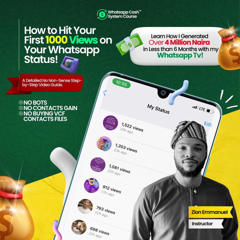 WhatsApp Cash System Course