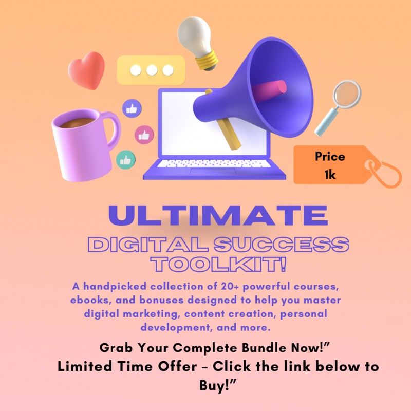 Buy The Ultimate Digital Success Toolkits! by Abigael Olalekan on Selar