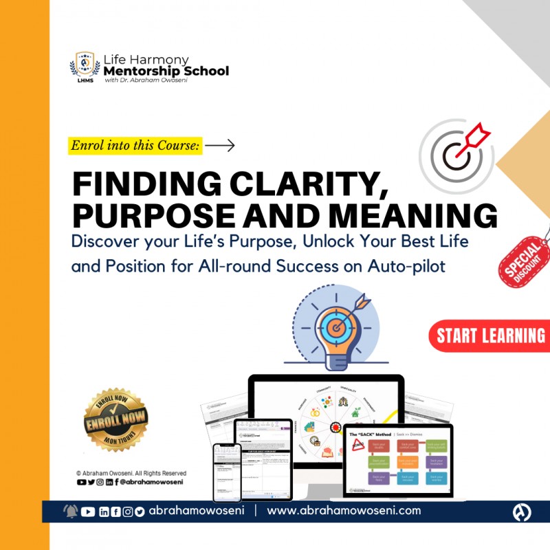 Finding Clarity, Purpose and Meaning: Discover your Life's Purpose, Unlock Your Best Life and Position for All-round Success on Auto-pilot