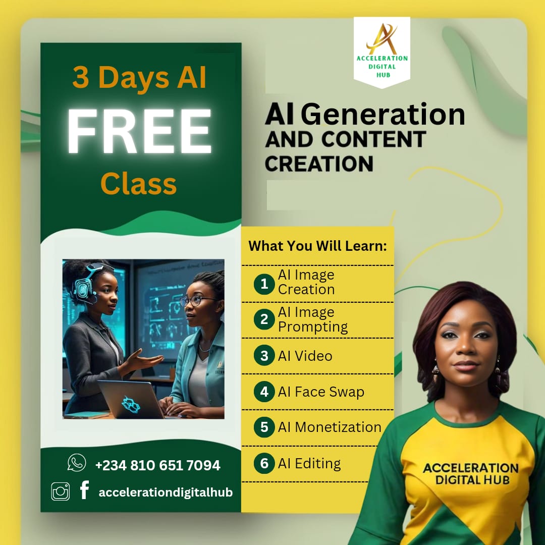 3- DAYS FREE AI & CONTENT CLASS!!!