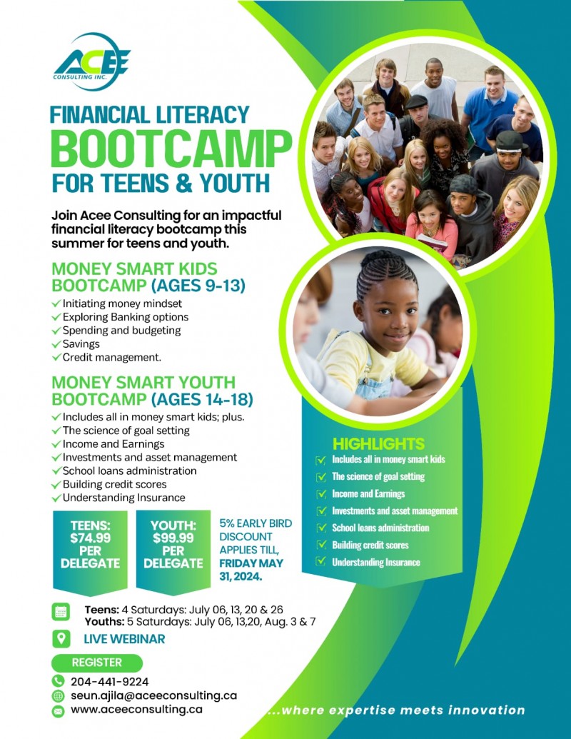 Money Smart Youth Bootcamp (summer's edition)