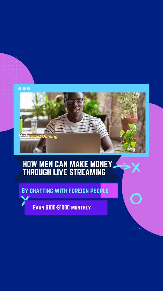 How men can earn from chatting with foreign white people through live streaming