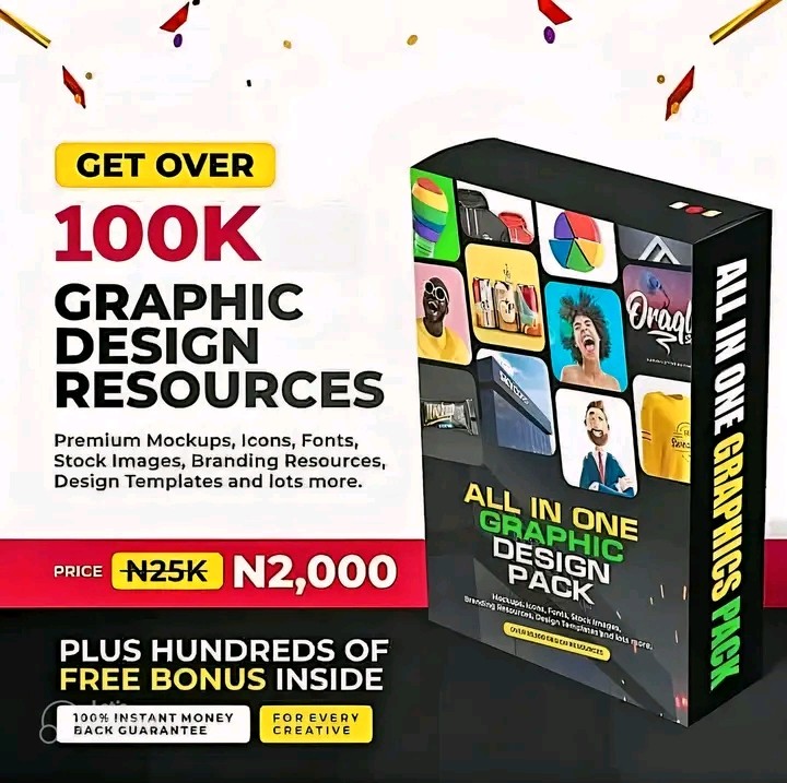 Buy 100k Graphic Design Resources by Adebisi Sheriff on Selar