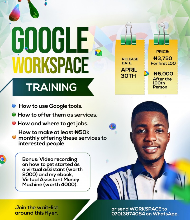 GOOGLE WORKSPACE TRAINING
