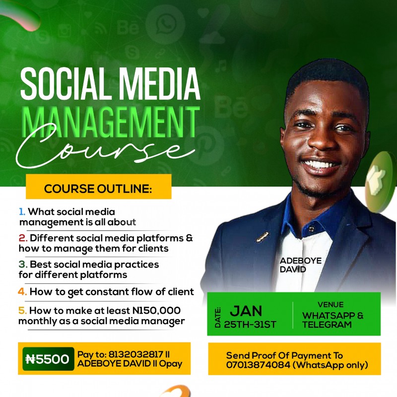 SOCIAL MEDIA MANAGEMENT CRASH COURSE