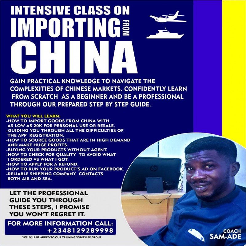 CHINA IMPORTATION CLASS FOR BEGINNERS