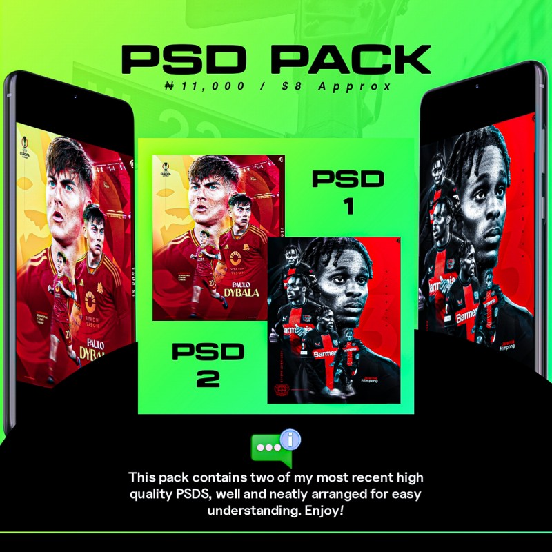 High Quality PSDs
