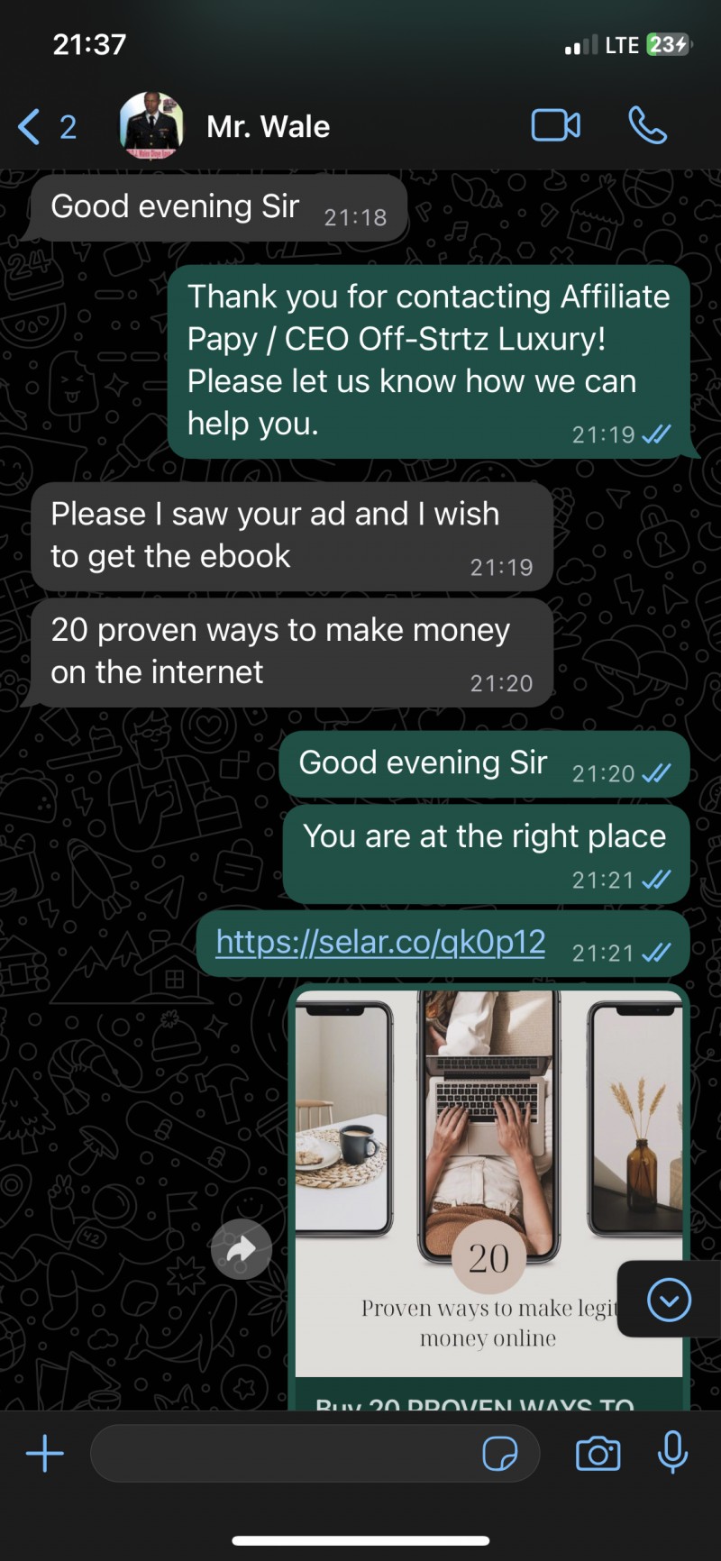 Customer review 1