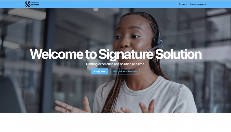Signature Solution Website Development