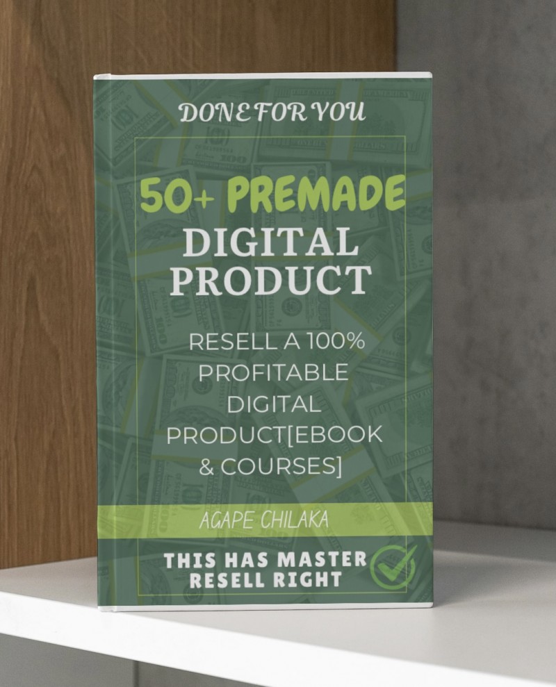 50+ premade digital products with resell right