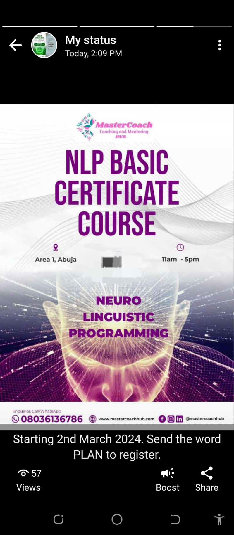 NEURO LINGUISTIC PROGRAMMING BASIC PRACTITIONER CERTIFICATE COURSE