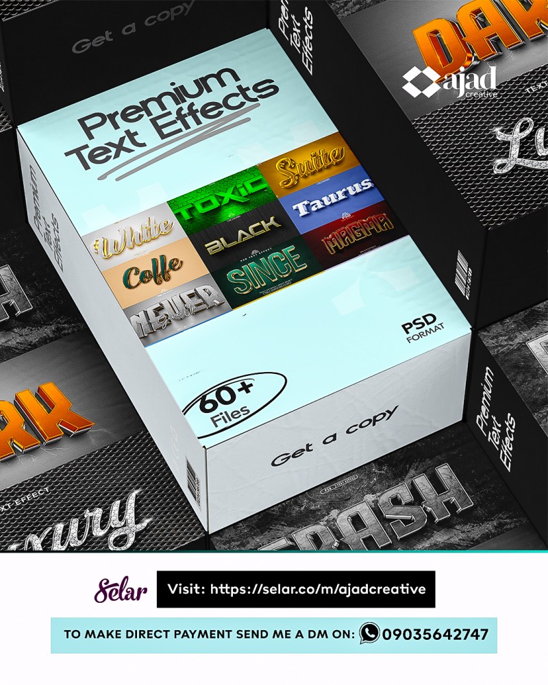 PREMIUM TEXT EFFECT DESIGN RESOURCES