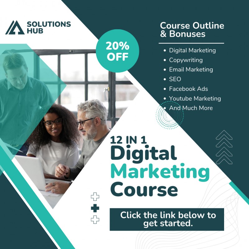 Buy 12 in 1 Complete Digital Marketing Course by Ajekiigbe Abayomi on Selar