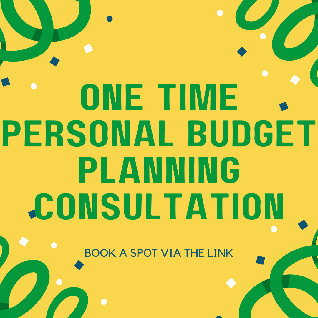 One Time Personal Budget Planning Consultation