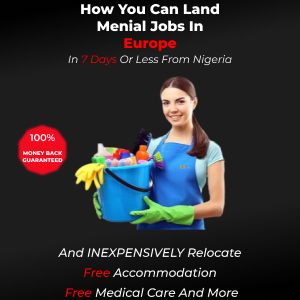 HOW YOU CAN LAND MENIAL JOBS IN EUROPE.