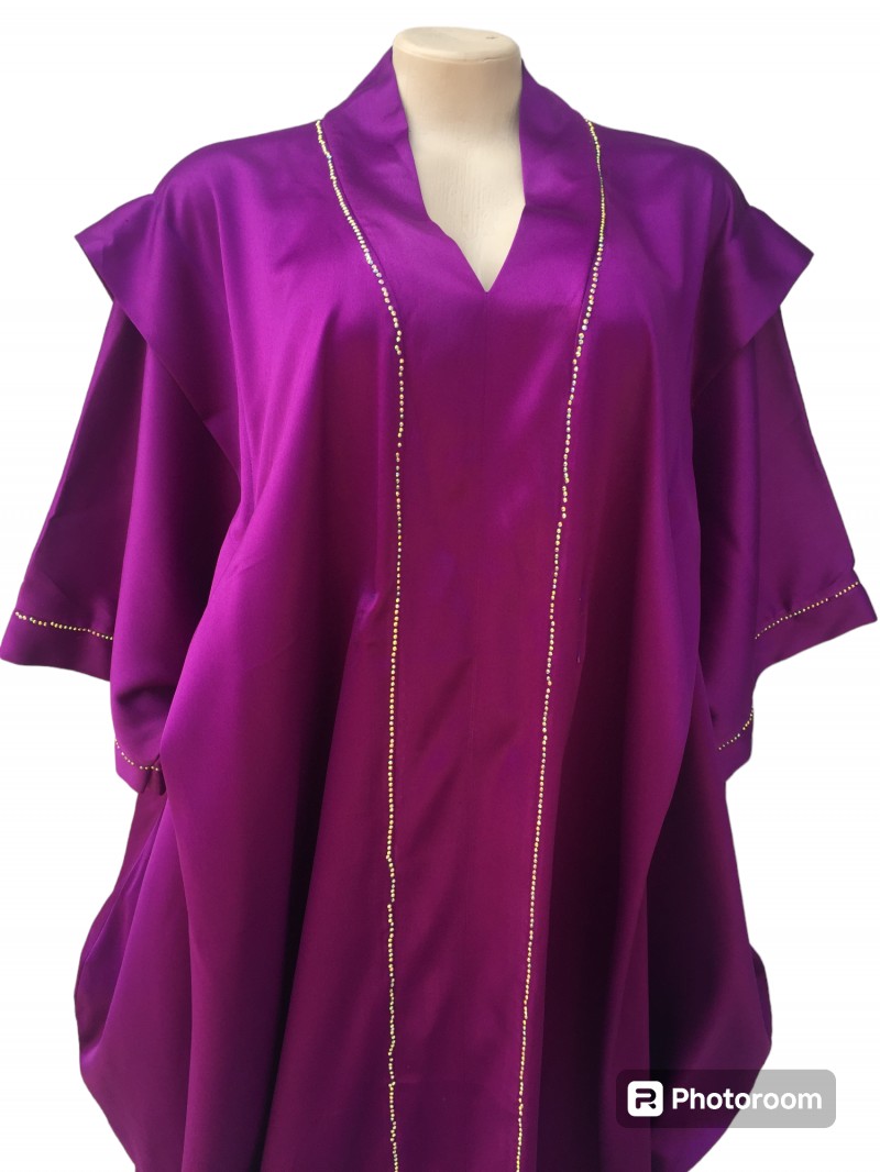 Quality silk bubu gown