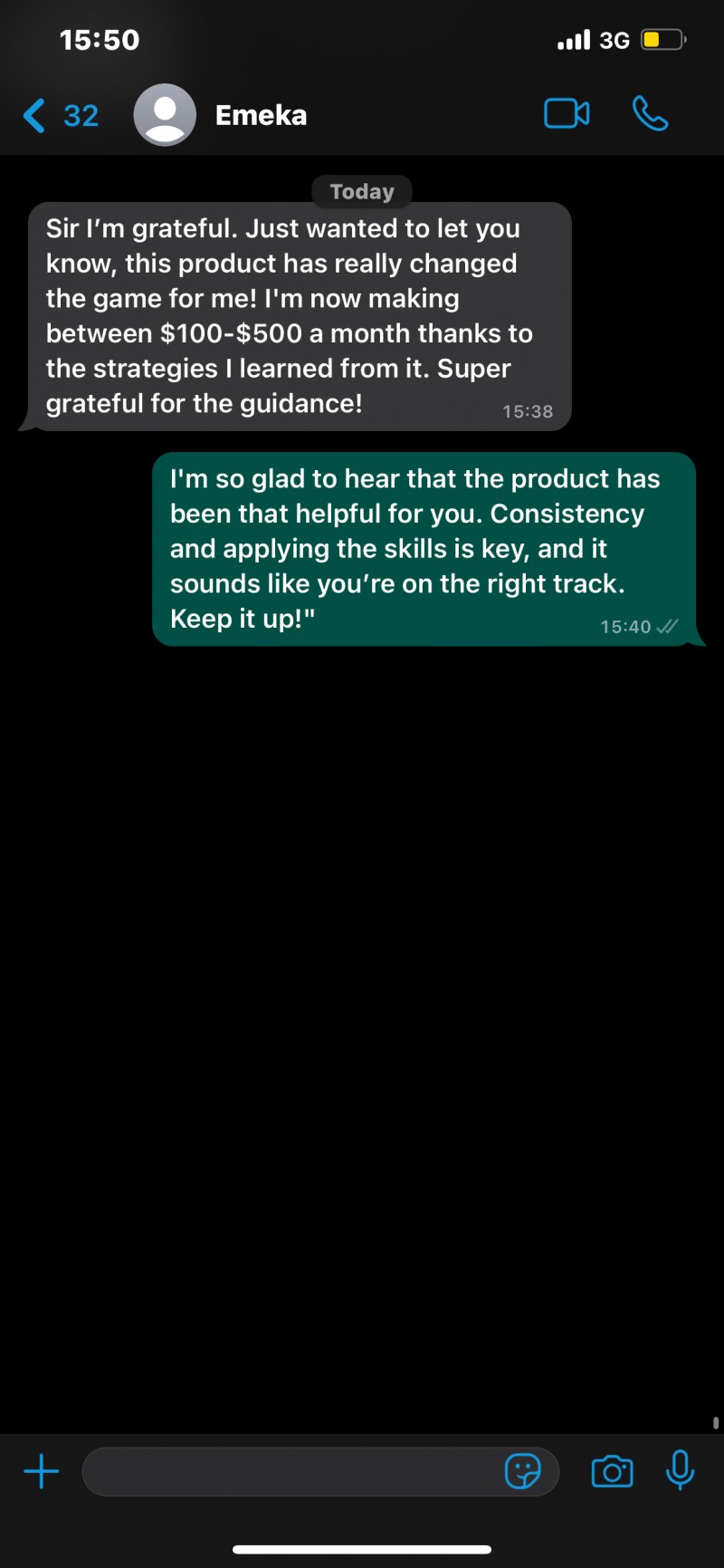 Customer review 1