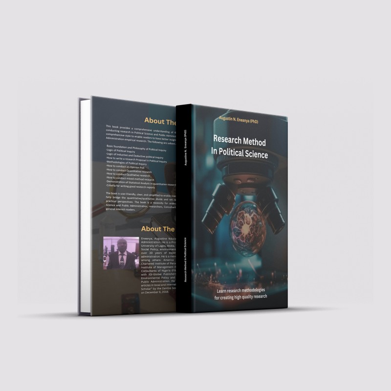 RESEARCH METHODS IN POLITICAL SCIENCE AND PUBLIC ADMINISTRATION