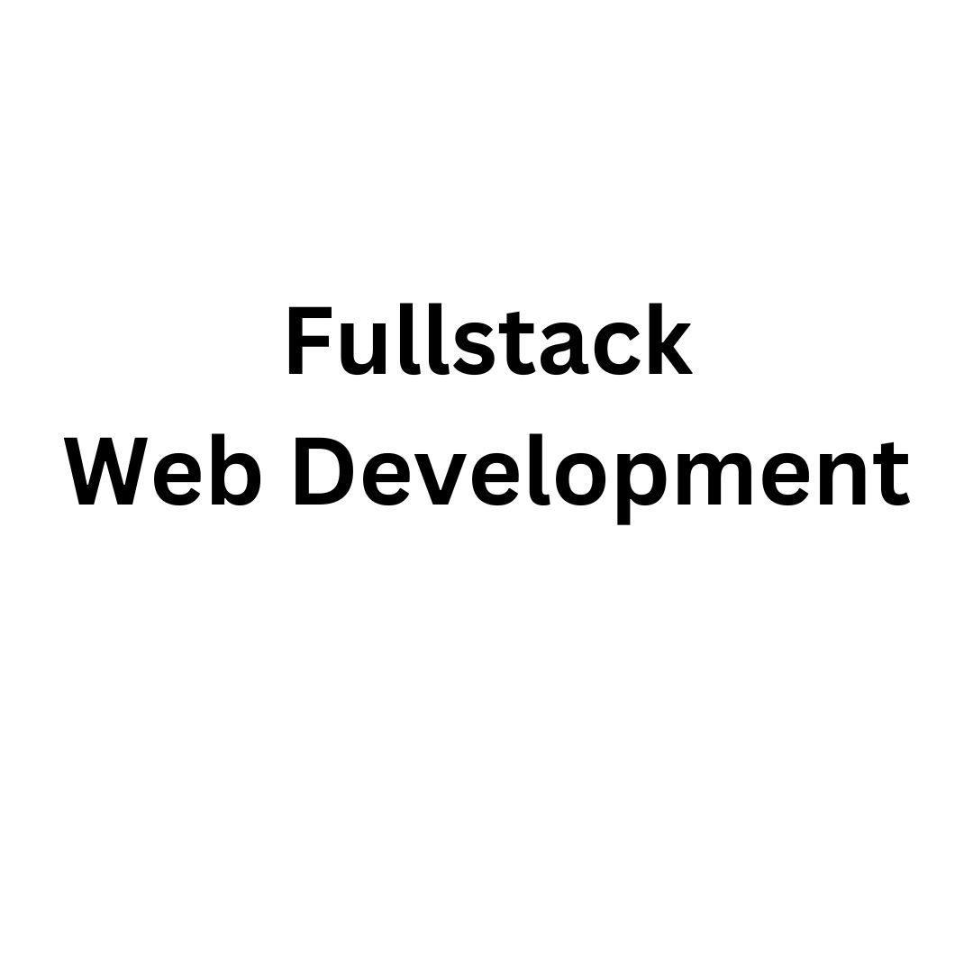 Fullstack Web Development