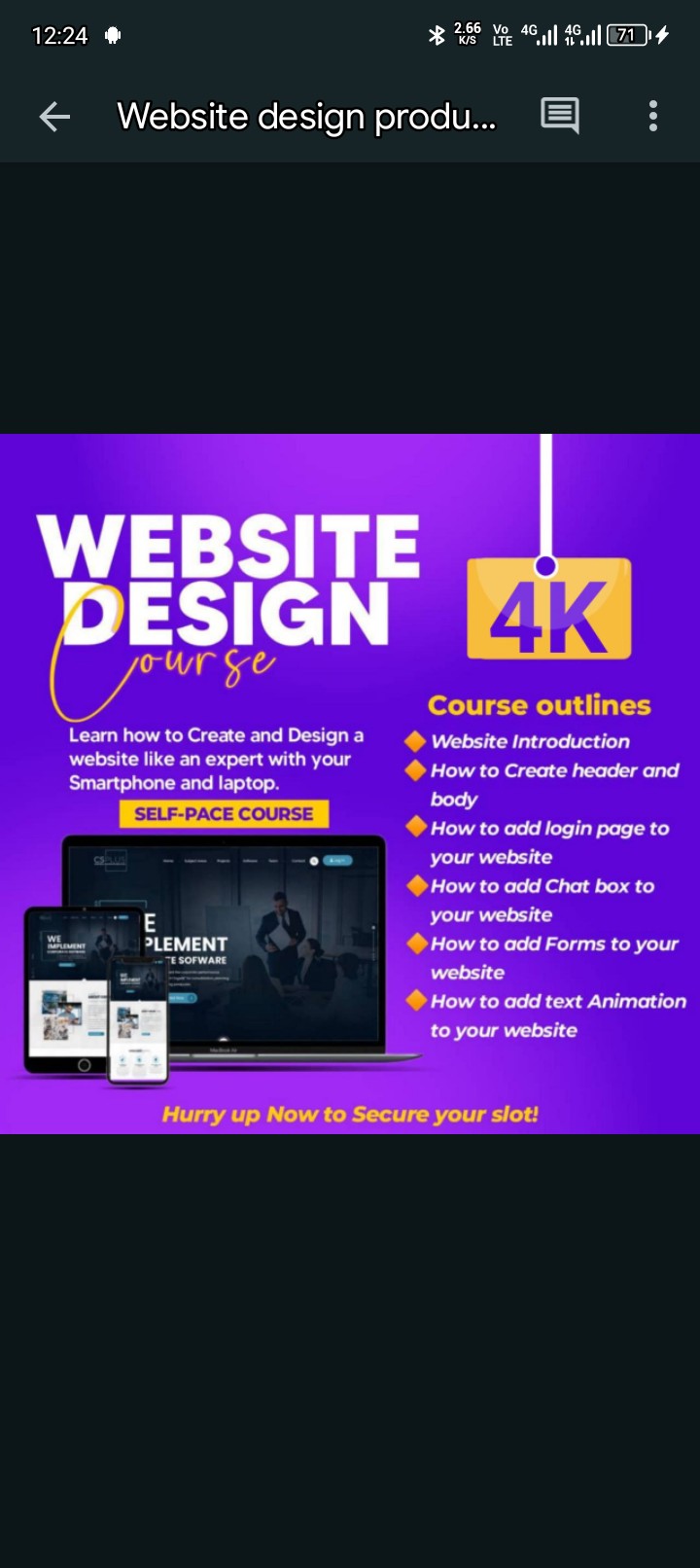 Buy WEBSITE DESIGN COURSE by Coach Olakunle on Selar