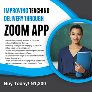 Improving Teaching Delivery through Zoom App