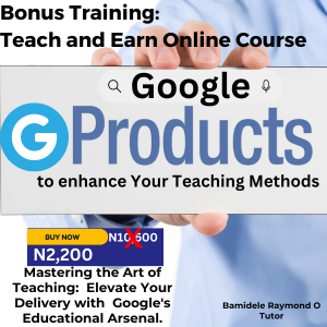 Mastering the Art of Teaching:  Elevate Your Delivery with  Google's Educational Arsenal.
