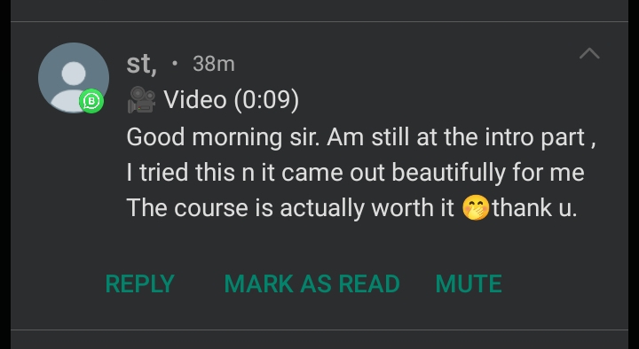 Customer review 1