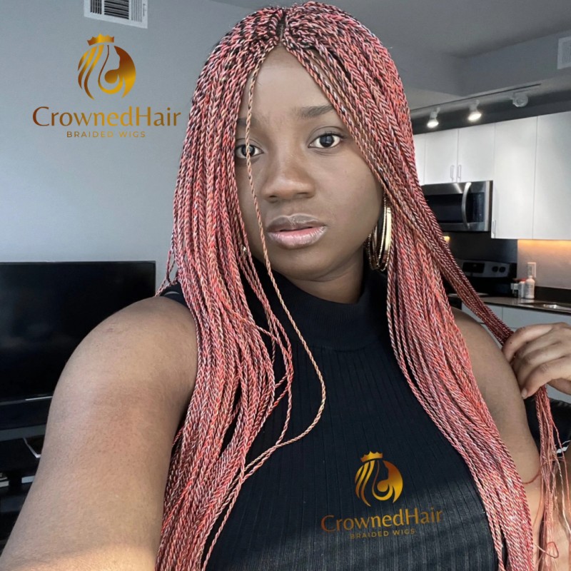 Microtwist wig (orange Mix)