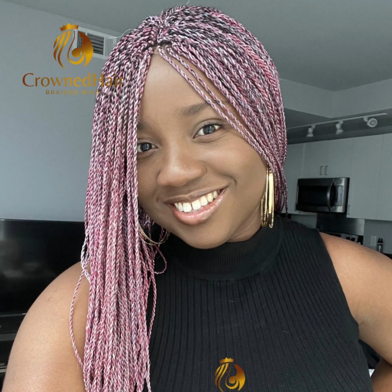 Microtwist wig (Purple Mix)