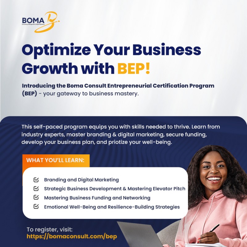 Boma Consult Entrepreneurial Program