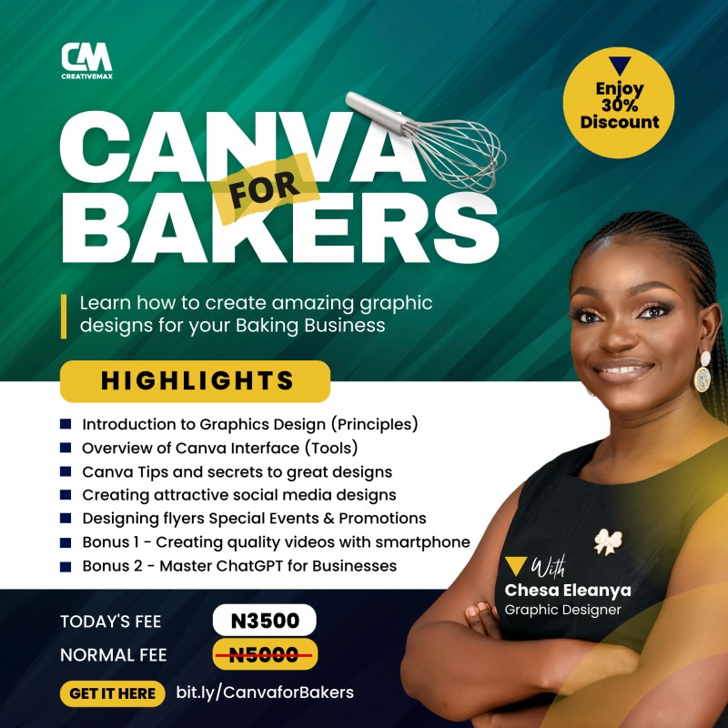 Canva for Bakers