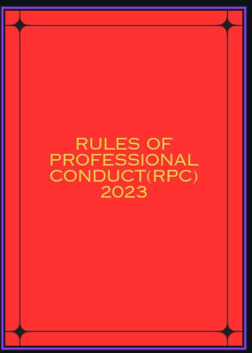 RULES OF PROFESSIONAL CONDUCT 2023