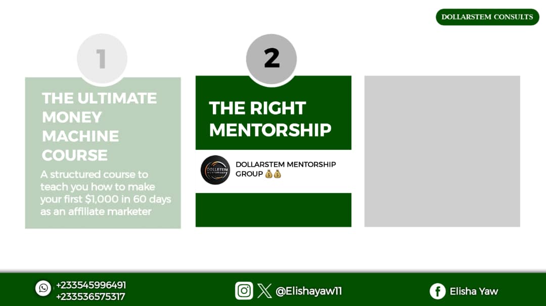 MENTORSHIP ON AFFILIATE MARKETING