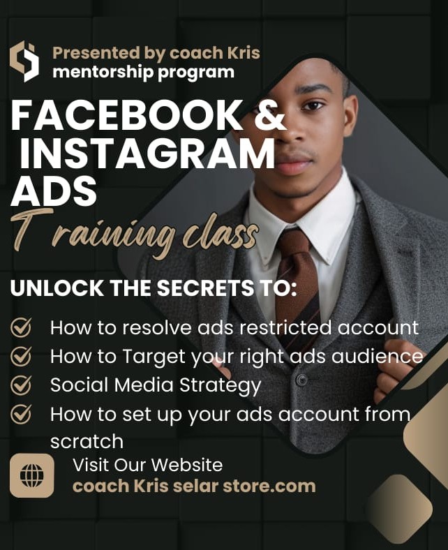 FACEBOOK and INSTAGRAM ADS MENTORSHIP PROGRAM