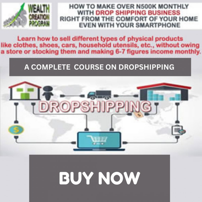 Buy Dropshipping Course by Wealth Builders Community on Selar