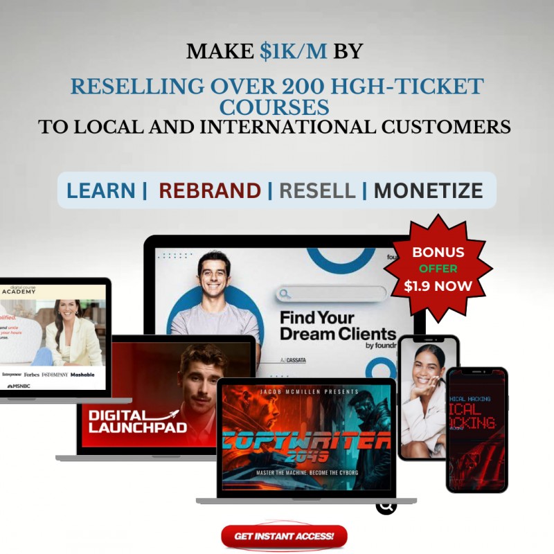 200+ PREMIUM/HIGH TICKET COURSES copy