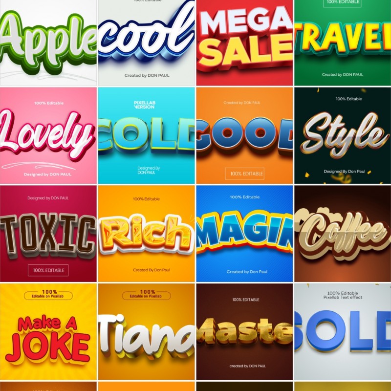 Buy Premium Pixellab Text Effect Bundle by CS Dogara on Selar