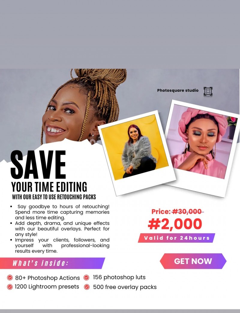 Glamboss Studios_Retouching pack: The Ultimate Toolkit for Photographers.