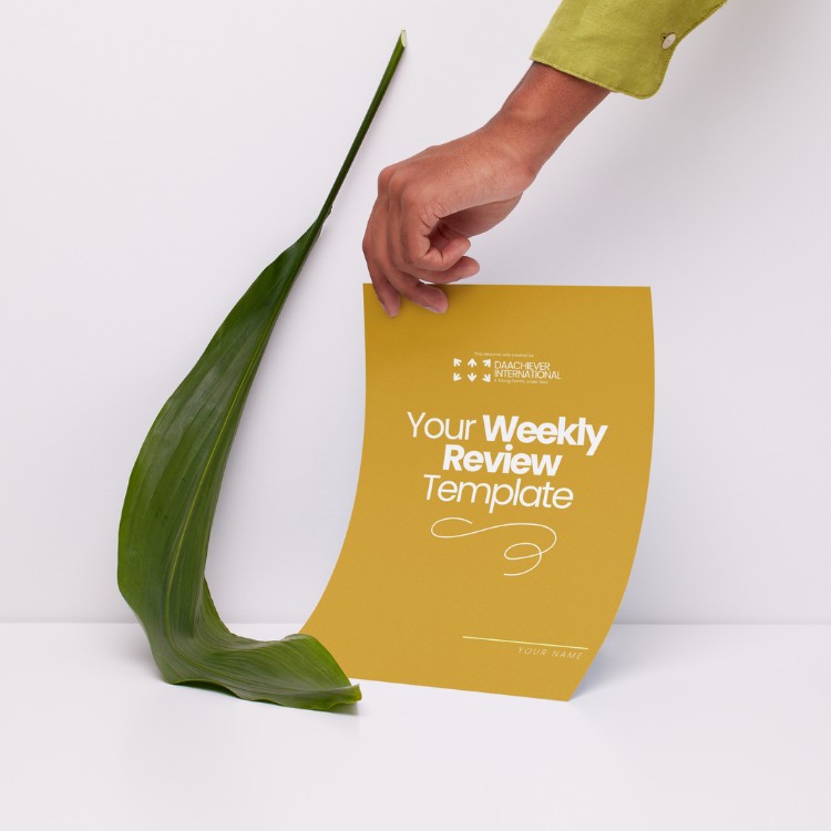 Daachiever Weekly Review Template (print)