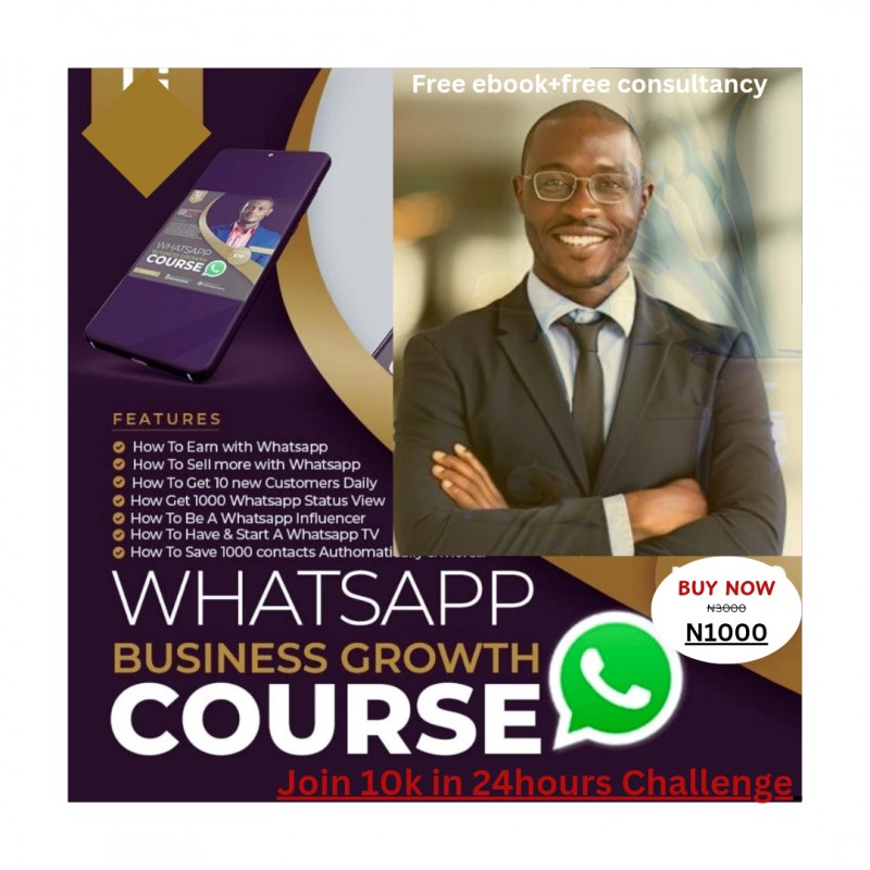 Do you want to make massive sales on Whatsapp: Join 10k 24hours Challenge