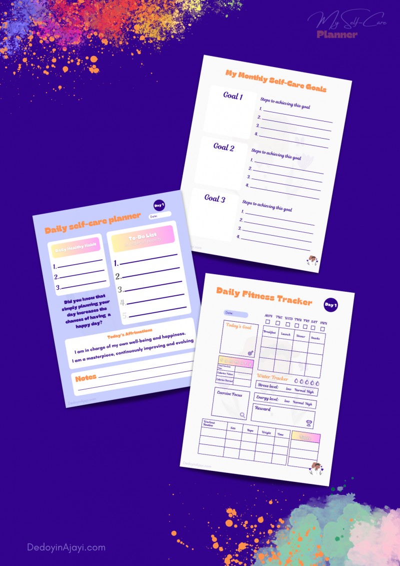 My Self-Care Planner