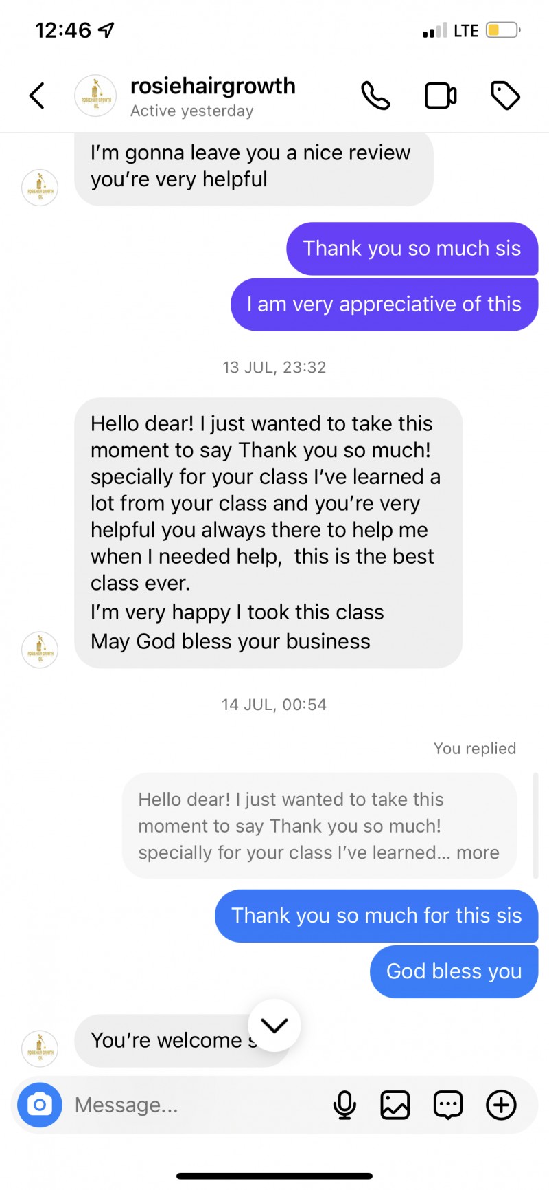 Customer review 16