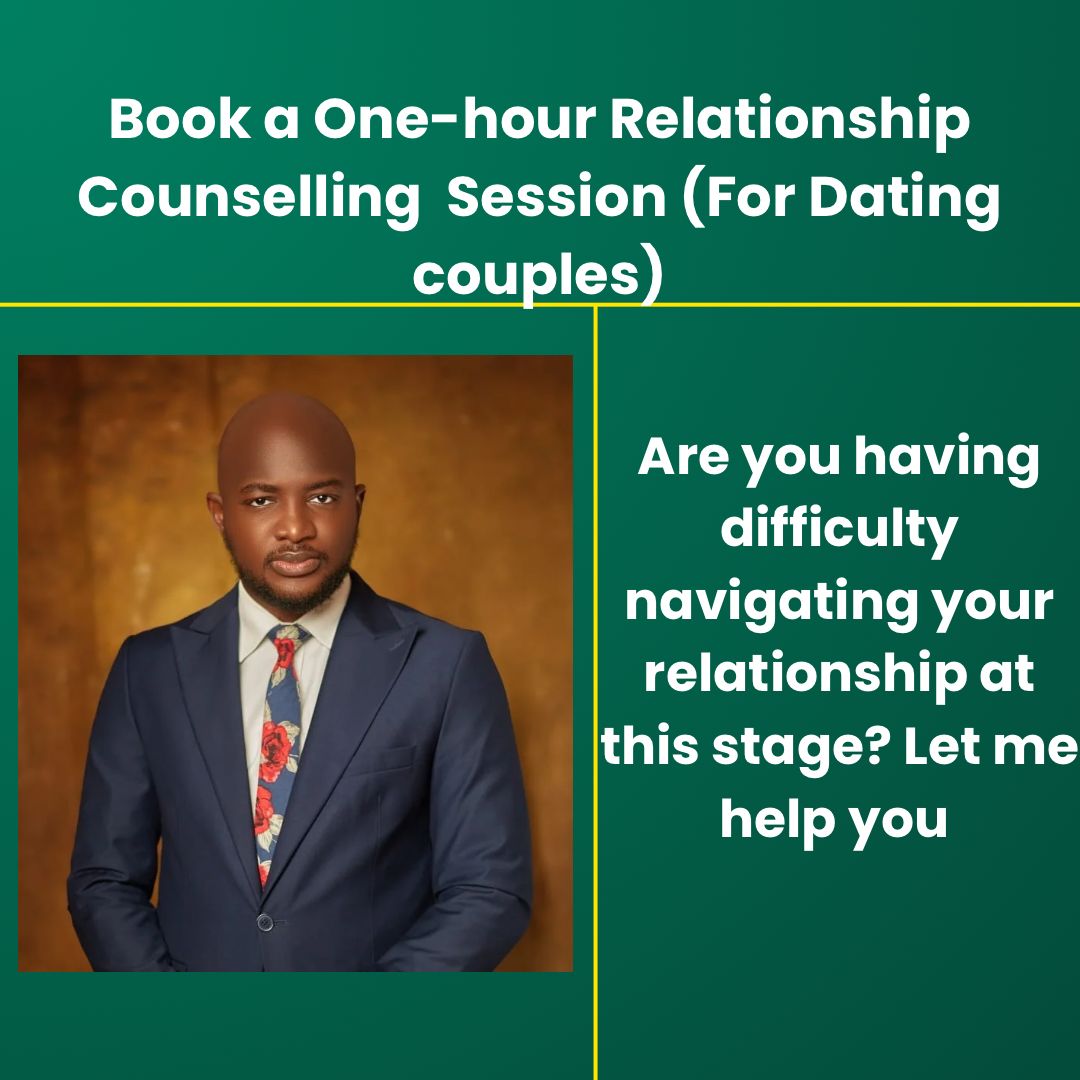 Book a one hour Relationship Counselling  Session ( For Dating couples)