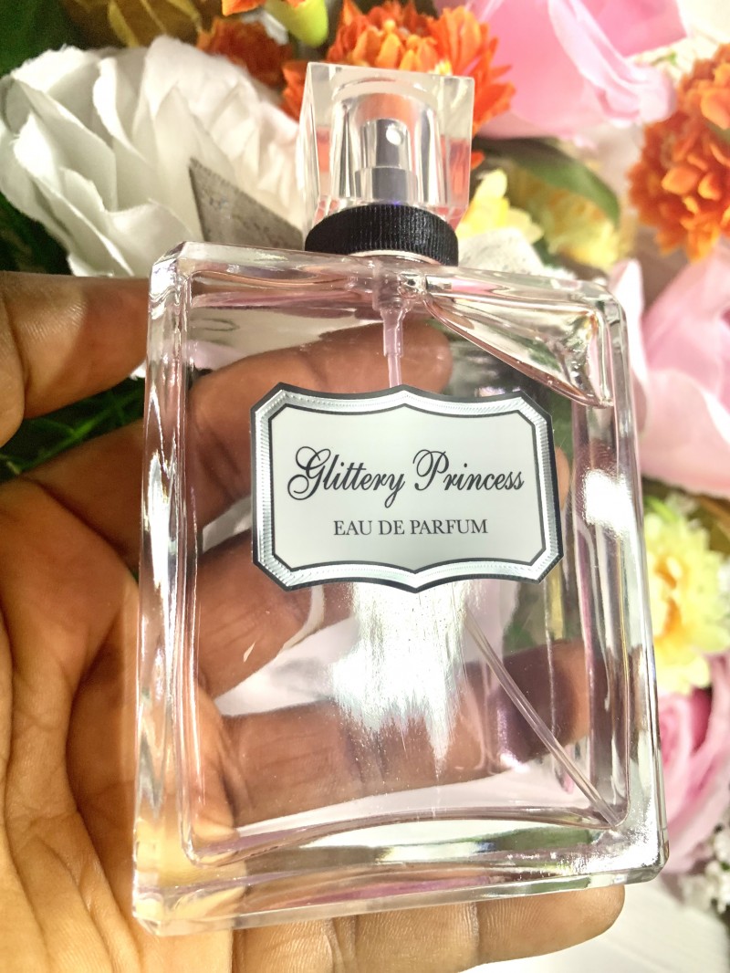 Glittery princess perfume